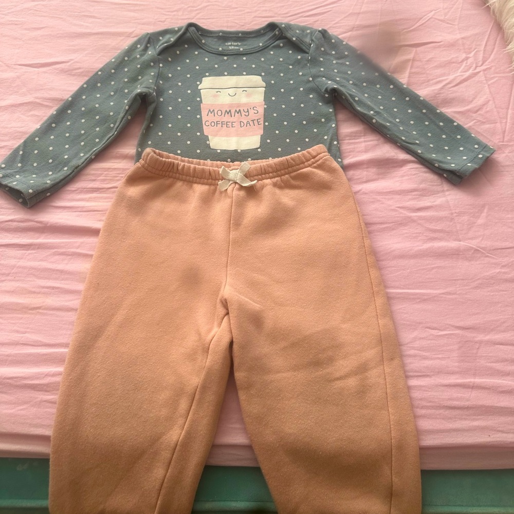 Baby girl 18-24 mos outfit set